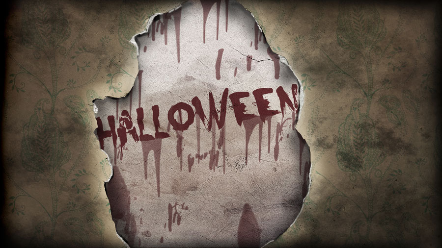 halloween text image